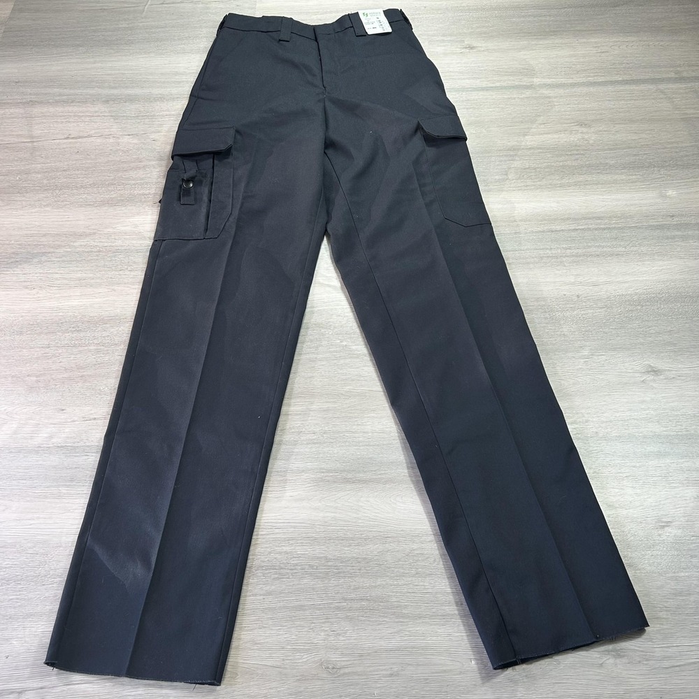 NEW Horace Small Pants Mens 30 Blue Cargo First Call Uniform Unhemmed‎ HS28500